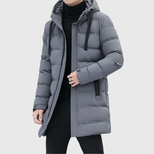 ROYCE | LONG HOODED PUFFER JACKET