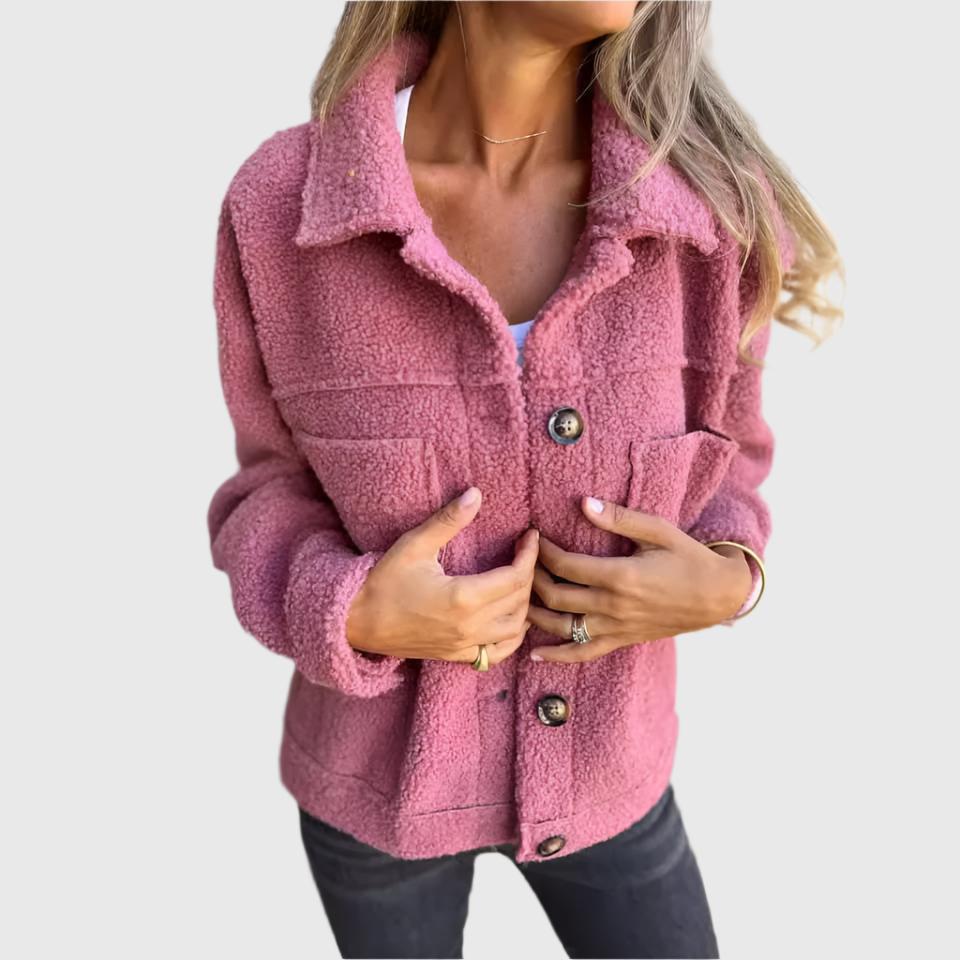 ALINA | SINGLE LAMB WOOL COAT